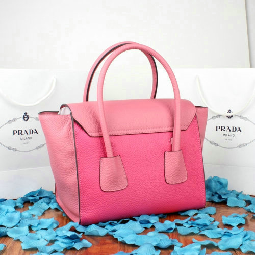 2014 Prada calfskin flap bag BN2665 rose
